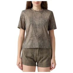 T-shirt z nadrukiem wężowym