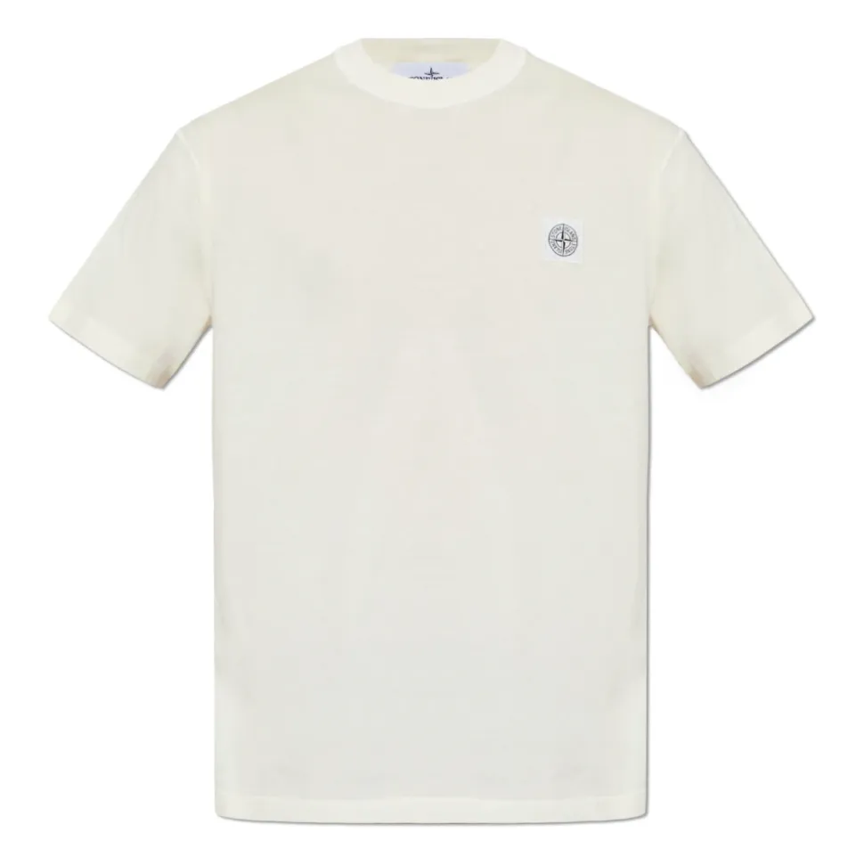 T-shirt Z Naszywką Logo