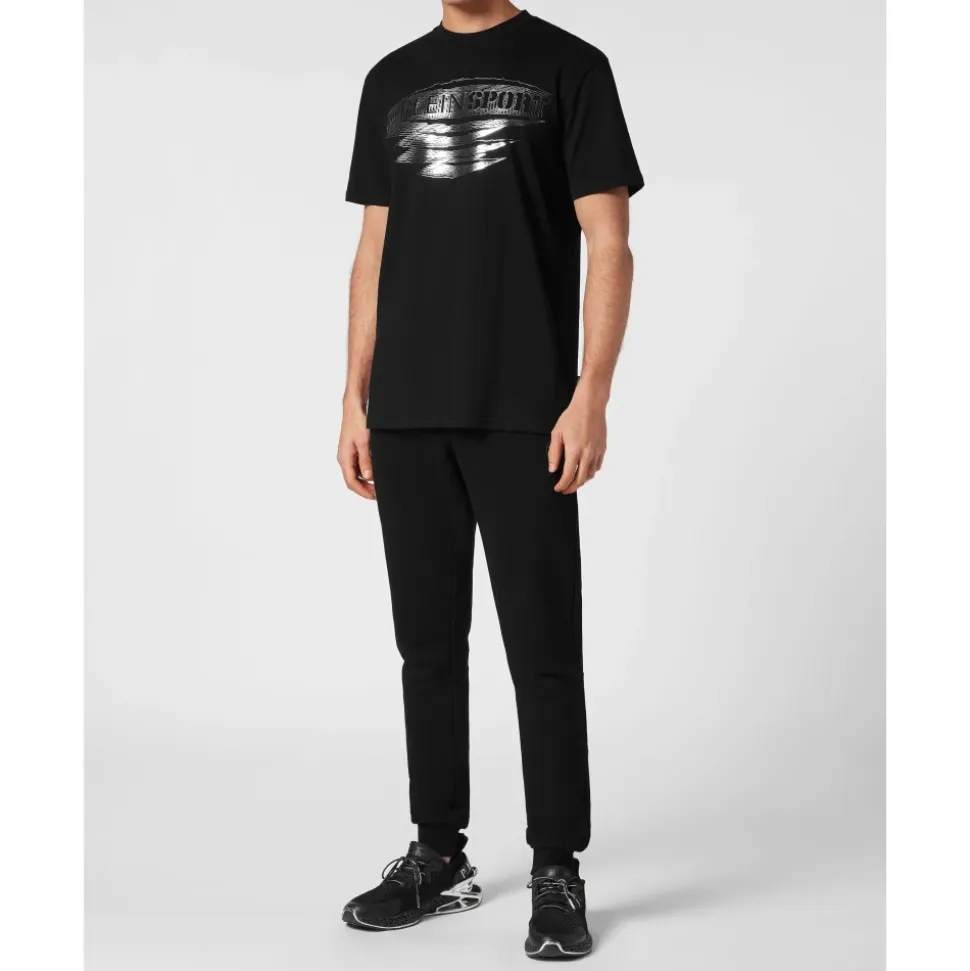 T-shirt z Okrągłym Dekoltem