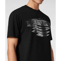 T-shirt z Okrągłym Dekoltem