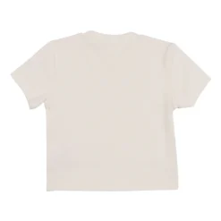 T-shirt z prążkowanym logo dla niemowląt