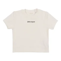 T-shirt z prążkowanym logo dla niemowląt