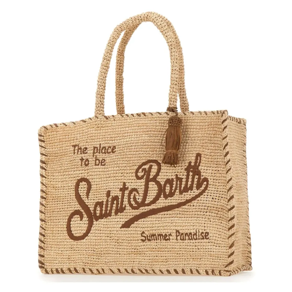 Vanity Raffia Shoulder Bag