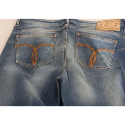Vintage Blue Slim Mid-Waist Jeans