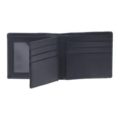 Wallet in dark blue palmellato leather