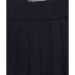 Wełniana plisowana mini spódniczka