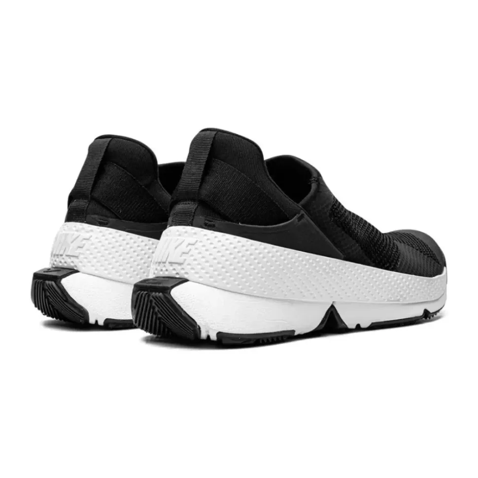 Wygodne FlyEase Czarne/Białe Sneakersy