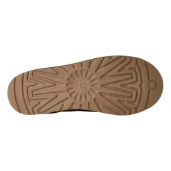 Wygodne Zamszowe Kapcie w Burnt Olive