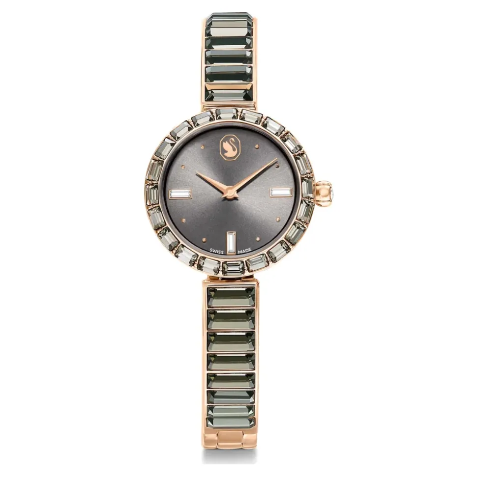 Zegarek Unisex Matrix Bransoletka 25 mm Różowe złoto & Szary 5679887