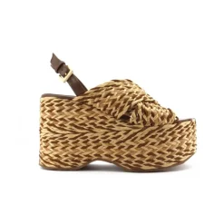 Zeppe in Raffia