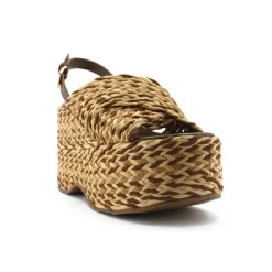 Zeppe in Raffia