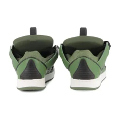 Zielone Sneakersy z Wiązaniem